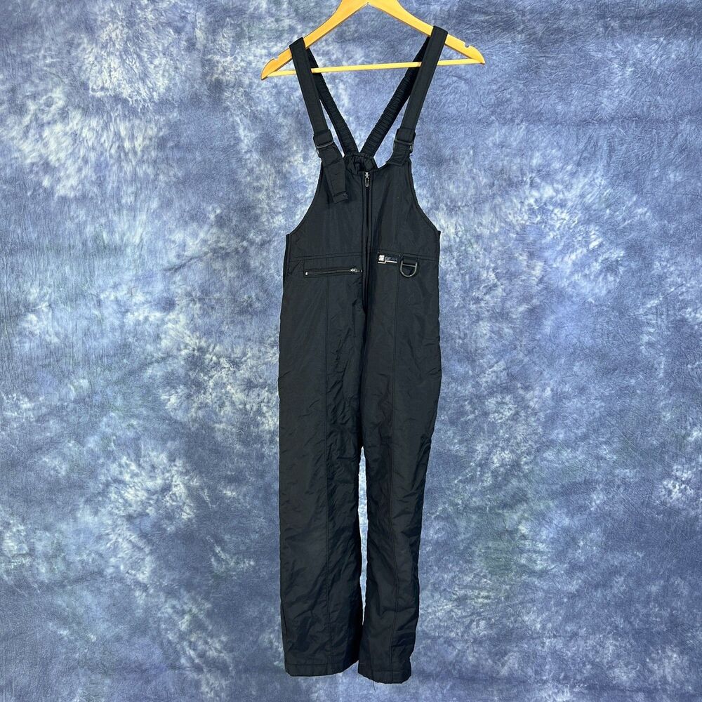 Ski Gear Youth Large Bib Kids Boys Girls Black Snow Board Ski Winter